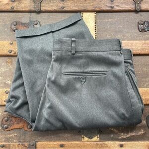 $15 SALE Men's Gray Dress Pants Slates 38x31 Business Office Medium-Dark Grey